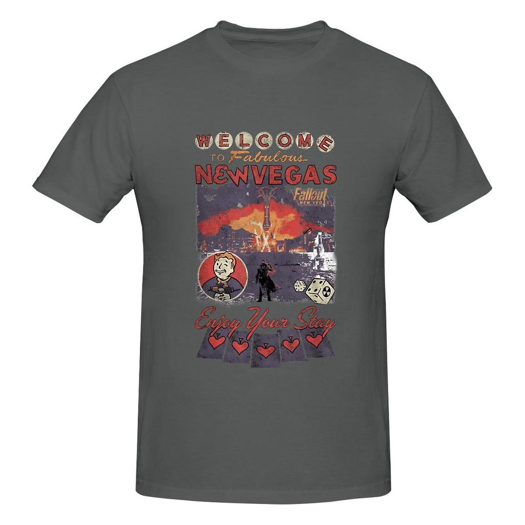 Welcome To Fabulous New Vegas Full Of Cotton Feeling Tshirtniche Design Rich Color Basic Tee