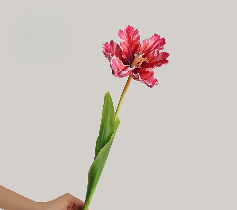 69cm Flamingo Tulip Artificial Silicone Foam Flower Real Touch Luxury Home Decorative Flowers Living Room Wedding Deco Flores