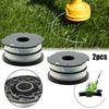2 Pieces Replacement Spool and Line for Black & Decker String Trimmer Fits GL652 GL653 GL650 GL337SB GL546SC GL651SB