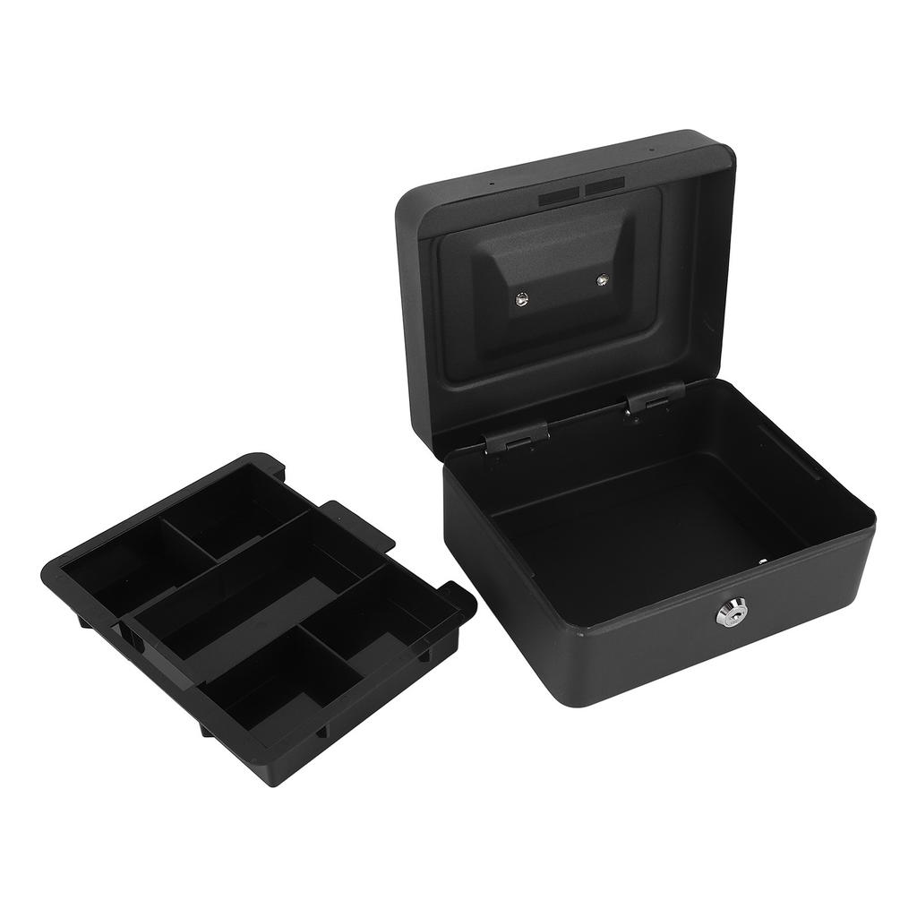Cash Box Practical Large Storage Space Secure High Hardness Cash Saving Organizer Box for Shopping
