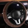 Breathable Car Steer Wheel Protector Warm&Cozy Winter Teering Wheel Cover  Women Men