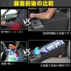 POWER PANDA Armrest Console Box for Toyota Probox Succeed 160 Series 2014 Fast USB Parts Handy Cell Phone LED Black [Improved Product]