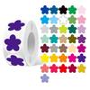 Colored Dot Paper Label Roll - Blank Round Stickers for Manual Classification