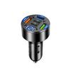 66W 3 USB Ports Car Charger QC 3.0 USB Type-c Quick Charging 5-Port USB A+USB C Fast Charging Cigarette Lighter Adapter