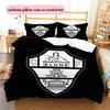 Elche Club de Fútbol Pattern Bedding Quilt Set  Home Decoration  Gift (1 * duvet cover + 2 * pillowcase  without core)