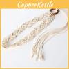 Korea Style Woven Waist Rope With Chinese Knot For Womens Dresses And Fashion Outfits