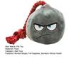 Plush Bombs Dog Chew Toy Bite Resistant Squeaky Stuffed Cartoon Bombs Cotton Rope Toy Stress Boredom Relief Dog Teething Interactive Toy