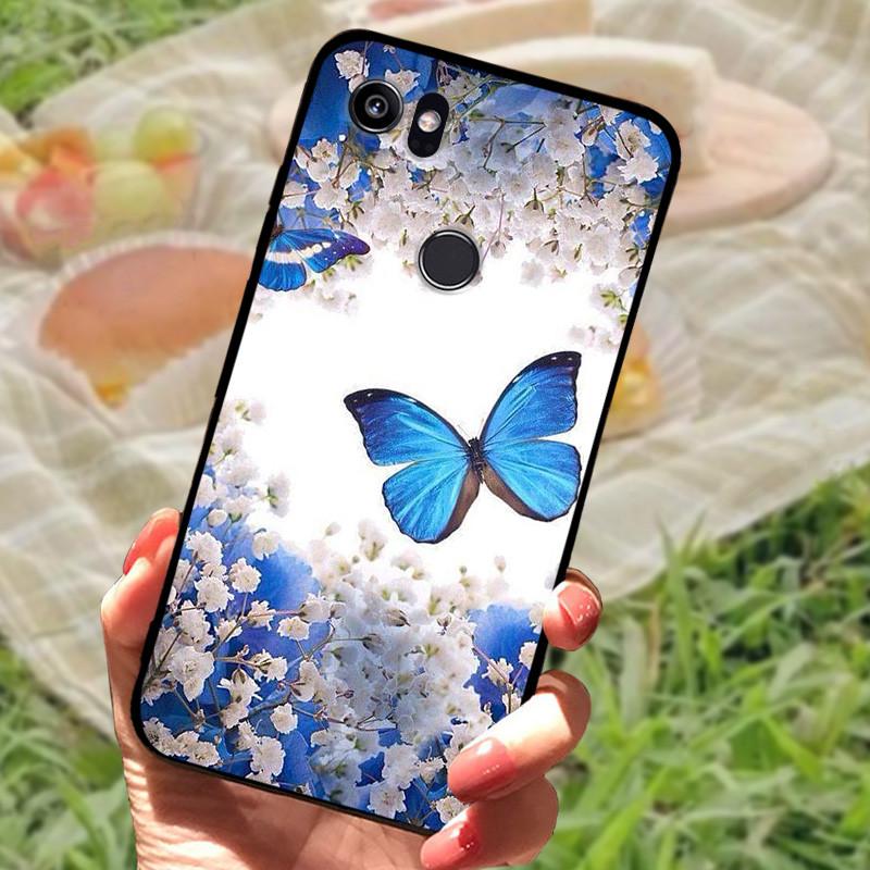 Pro Google Pixel 2 XL Pouzdro Mramorové Nárazuvzdorné Měkký silikon TPU Zadní kryt Pouzdro Pro Google Pixel2 Pixel 2 XL 2X Pouzdra na telefon Roztomilé