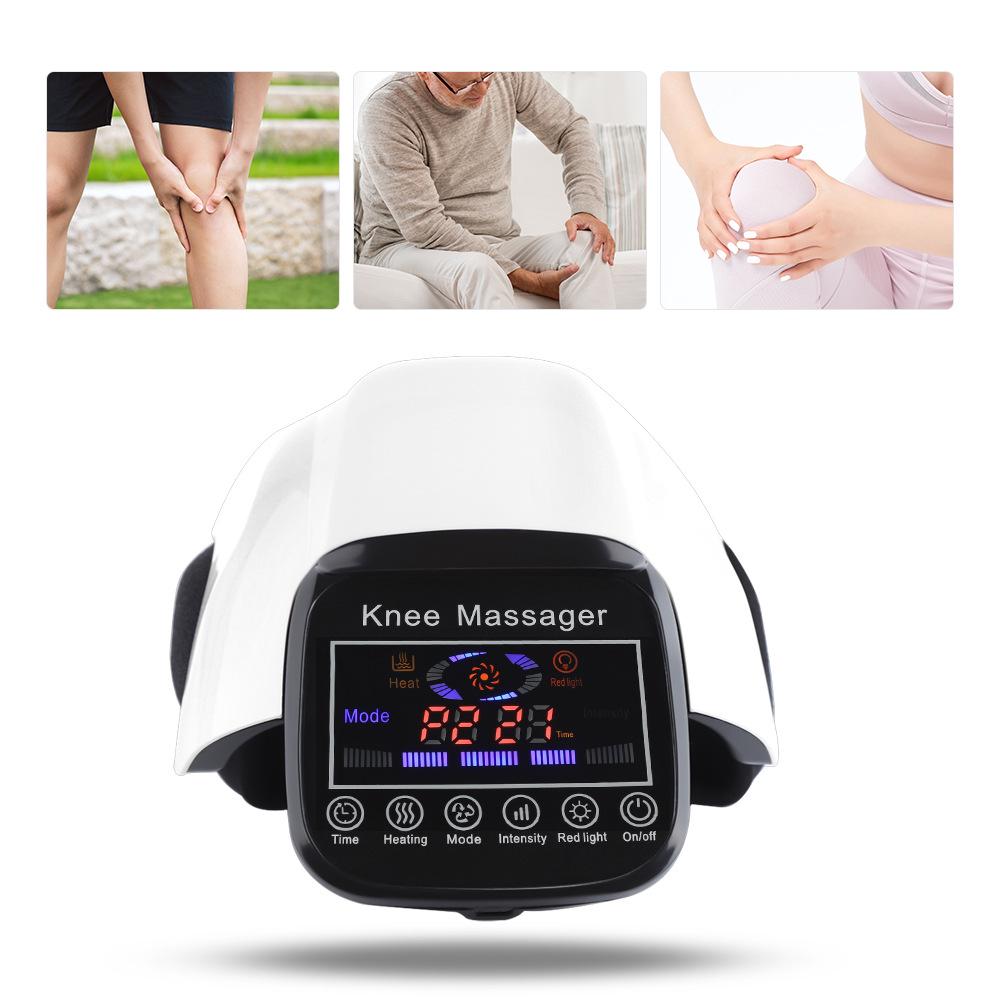 Infrared Knee & Elbow Massager with 4-Level Timer, Electric Heating, and Air Pressure Massage