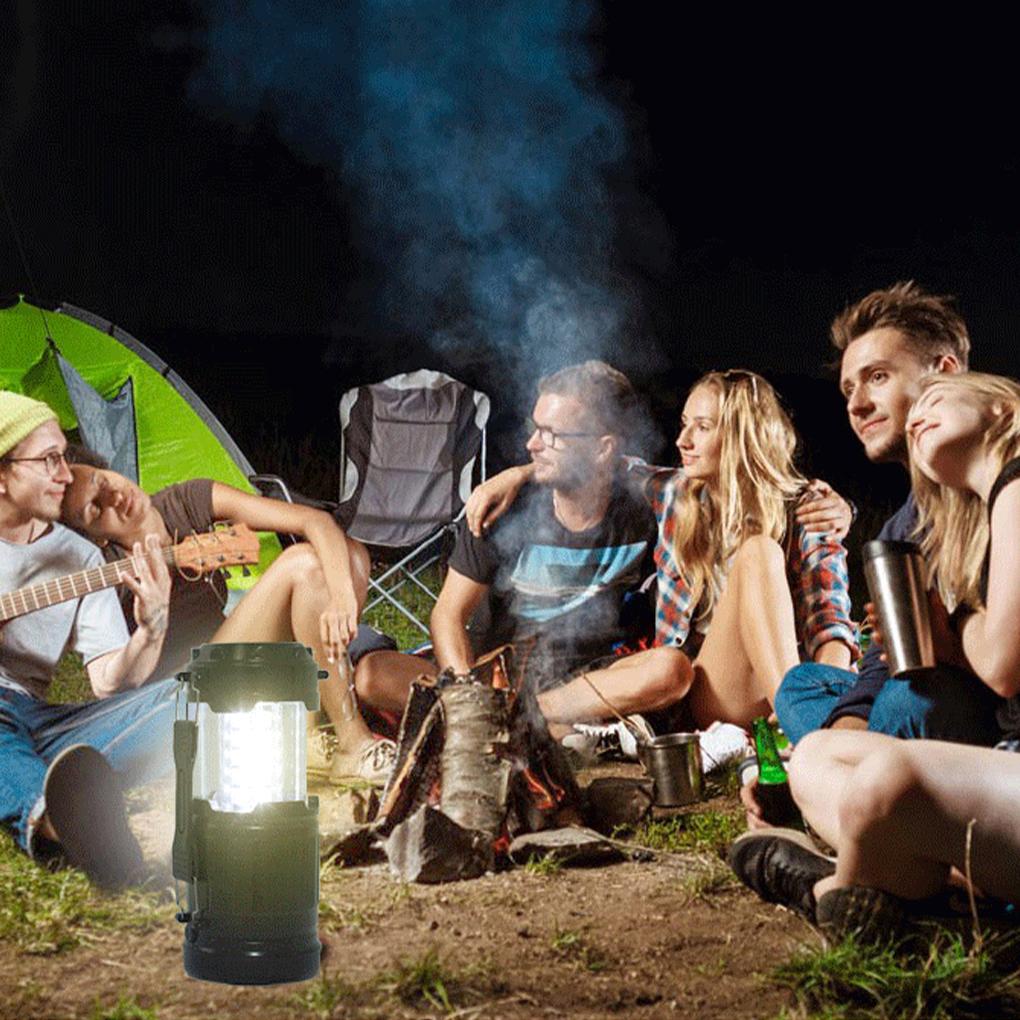 Foldable Waterproof Camping Lantern With LED Light For Outdoor Adventures Waterproof Camping Light
