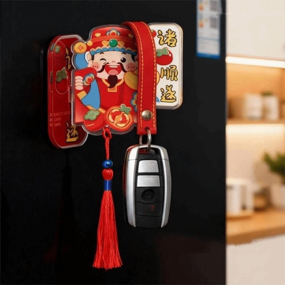 Horse Year Fridge Magnet Pendants Cartoon Spring Festival Decoration  Decoration