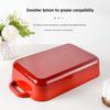 Cast Iron Enamel Baking Dish