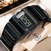 POEDAGAR Top Original LED Men Watch Waterproof Week Calendar Alarm Man Wristwatch Sport Stainless Steel Electronic Men's Watches