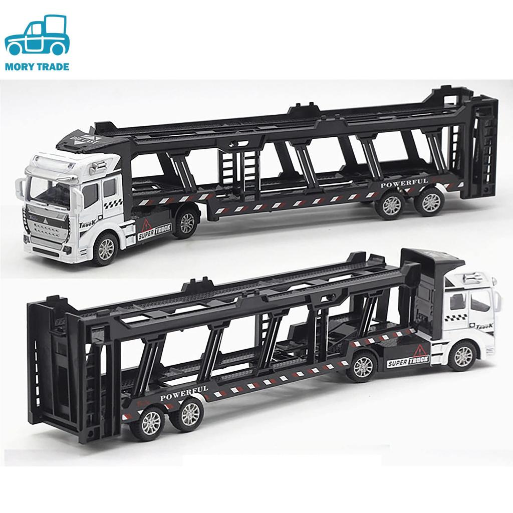 MORYTRADE 1/48 Scale Carrier Truck, Toy Carrier, 33cm Long, Models 6+, White