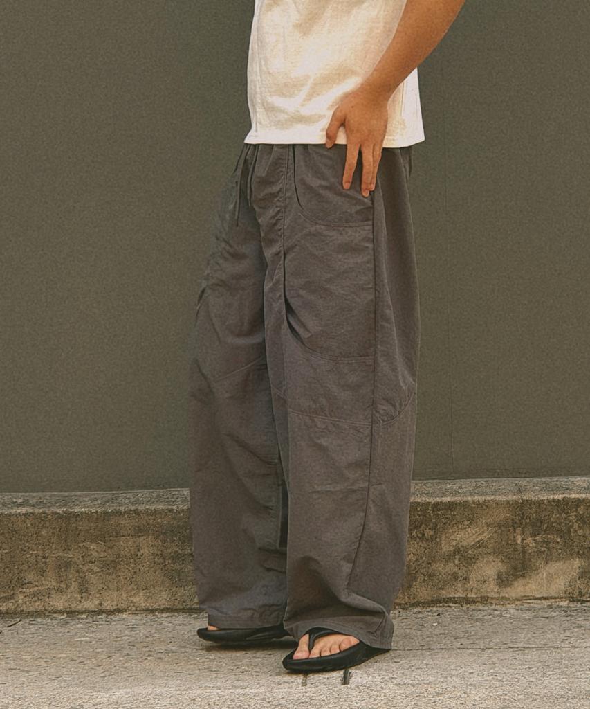 Dibsenseu Cooling Nylon Wide Pants -4 Colors-