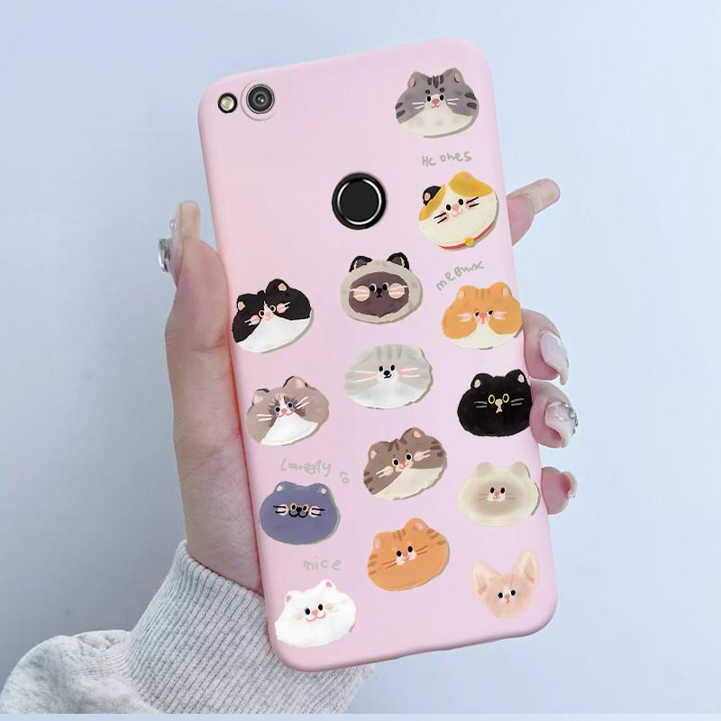 For Huawei P8 Lite 2017 GR3 2017 Case Honor 8 Lite Soft TPU Silicone Cover Cute Cartoon Panda Phone Case PRA-LX1 LX3 Coque Funda