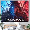 Personalized World of Warcraft Background Tapestry,Custom Name Birthday Party,Multifunctional Wall Decoration for Home Decor,Various Occasions