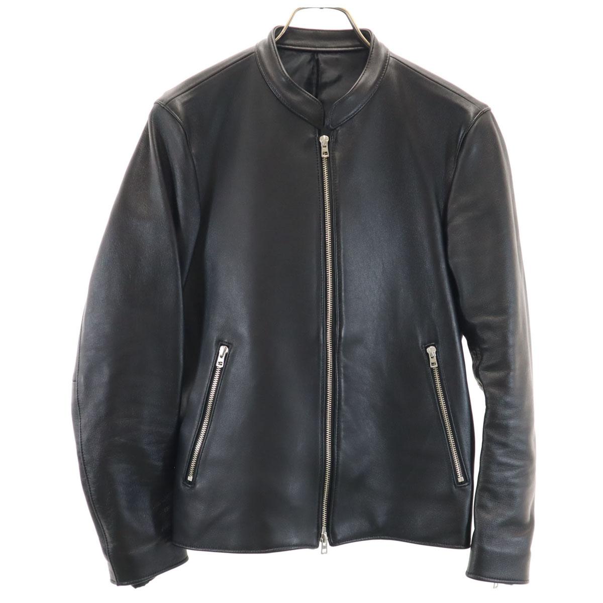 

LIDNM Sheep leather leather jacket S black Men s Used