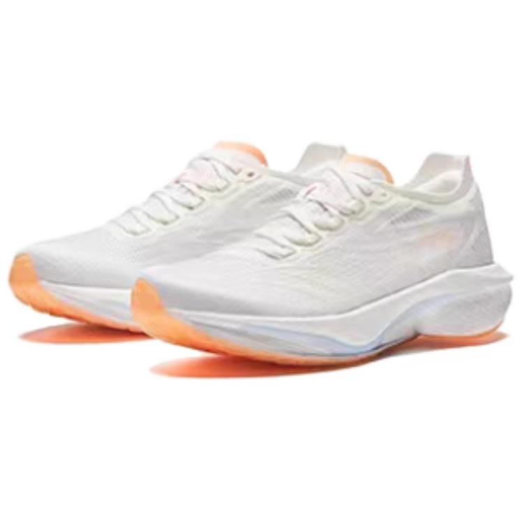 Anta Comfortable Simple Shock Absorbing Non-Slip Low-Top Casual Running Shoes Women sneaker Paper-White 122425584-3