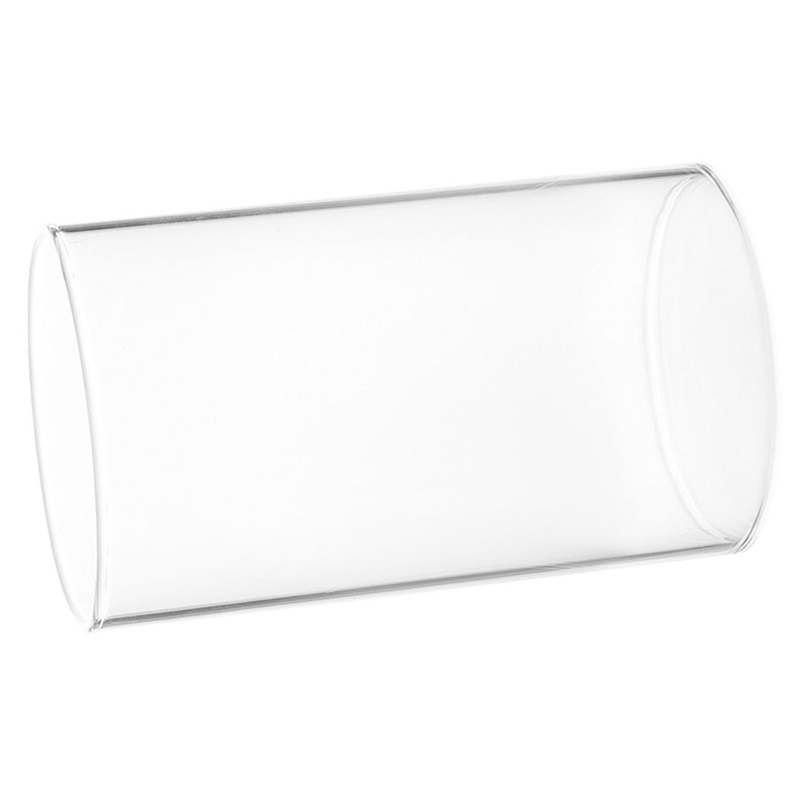 Clear Cylinder Glass Cover Creative Glass Candleholder Simple Transparent Shade Cylinder Candleholders 20X6X6CM