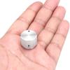 uxcell Aluminum Potentiometer Inner Diameter x Outer Diameter x Universal Volume Control Knobs for Guitar and with Arrow Silver 2-Pack Knobs, 1/4"
