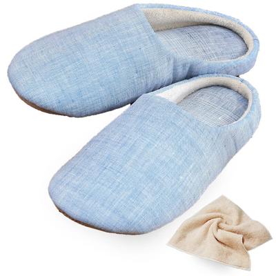 Linen Gauze and Summer Made In Includes Supima Cotton Towel Indoor Shoes for Men and Women Japanese Shoe and Weight [Tennen-ya] Hemp-Filled