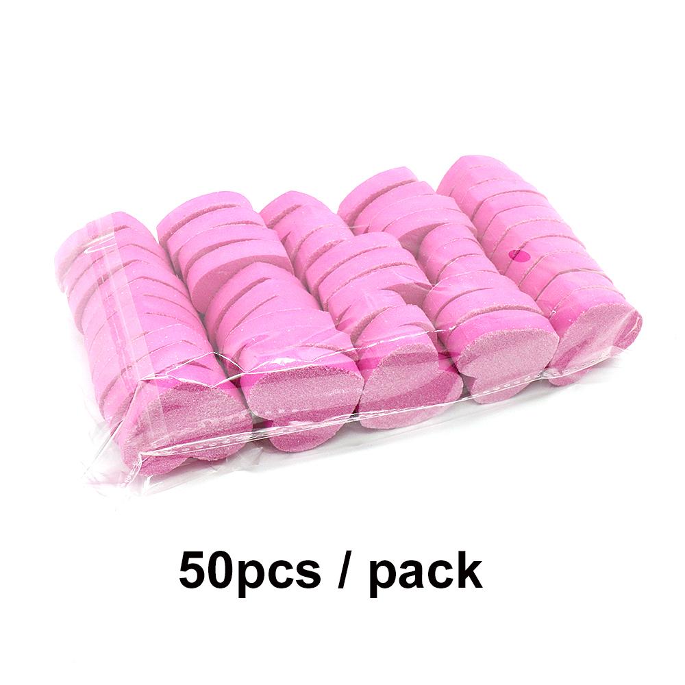 20/50Pcs Nail Polish Buffer Heart Mini Buffing Sanding Files Block Pedicure Care Manicure Pedicure Nail File Tools Nail Charm