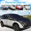 Half Car Body UV 420D Oxford Black Cover, Cover, Waterproof, Dustproof, Protection, Fabric, (Hatchback)