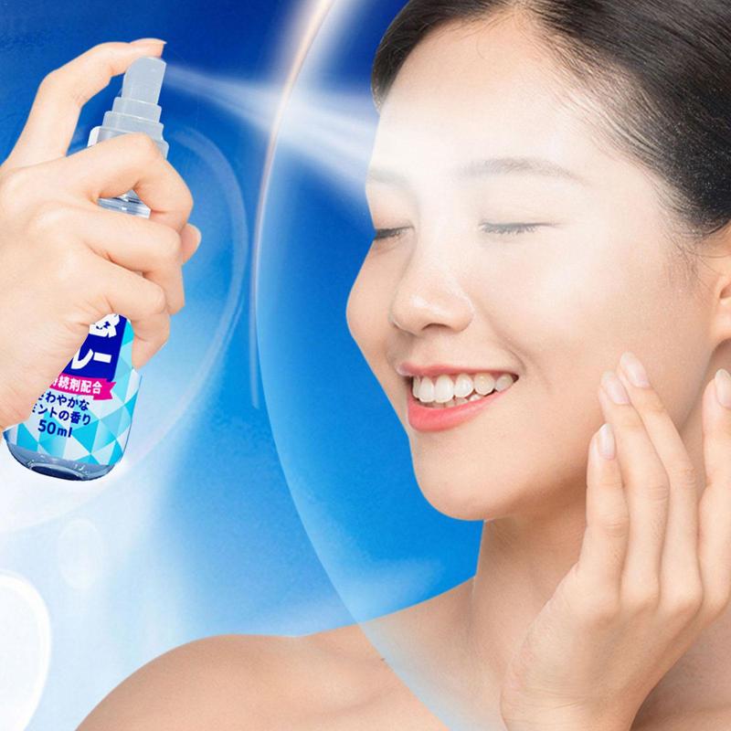 50ML Instant Cooling Spray Automotive Refrigerant Cooling Agent Personal Summer Car Rapid Cooling Agent Vehicle Spray Multi-scen