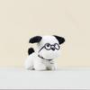 And Playful Stylish Plush Dog Keychain With Glasses Ideal For Personalizing Bags Keys And