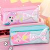 Mermaid 3D Fish Tail Pencil Case Double-layer Stationery Storage Box  School Office