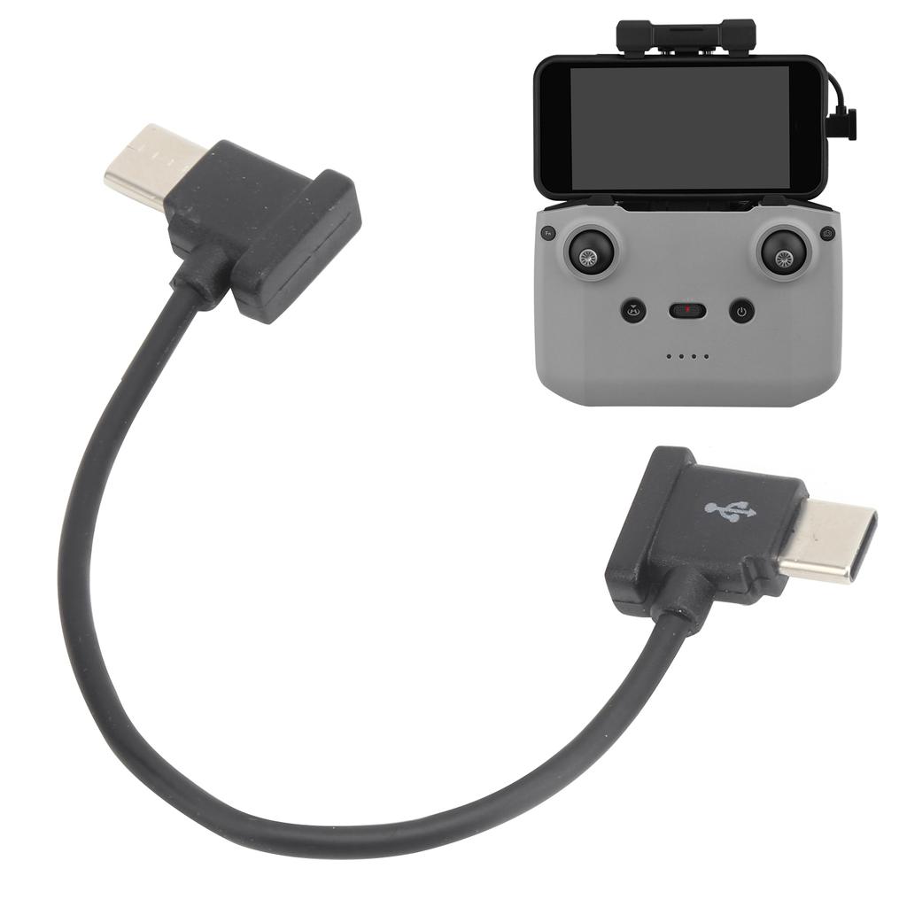 15cm Type-C Drone RC Cable High Quality PVC Data Cable For DJI Air 2/Mini 2 Controller Reusable/Easy Storage