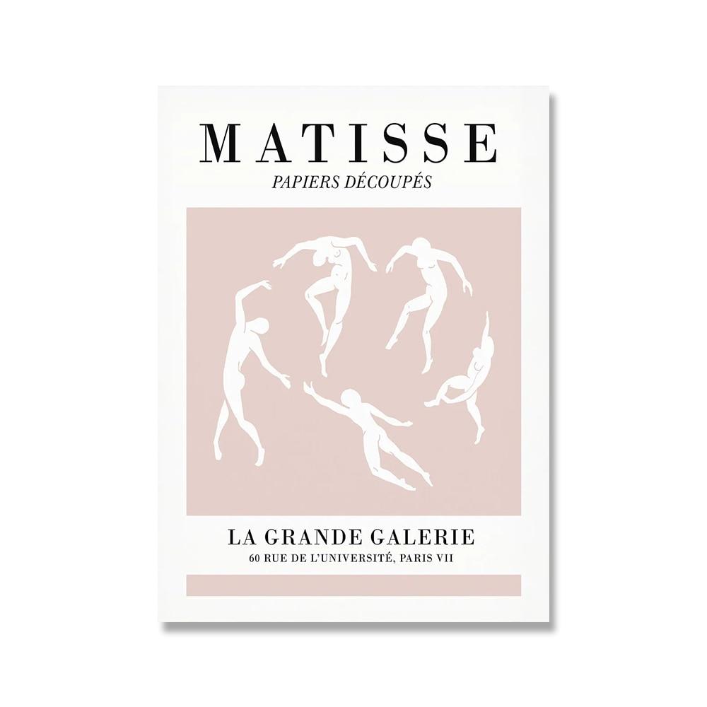 Abstrak Pink Matisse Picasso Posters Lines Rainbow Arch Canvas Painting Nordic Interior Wall Art Decorative Picture Home Decor