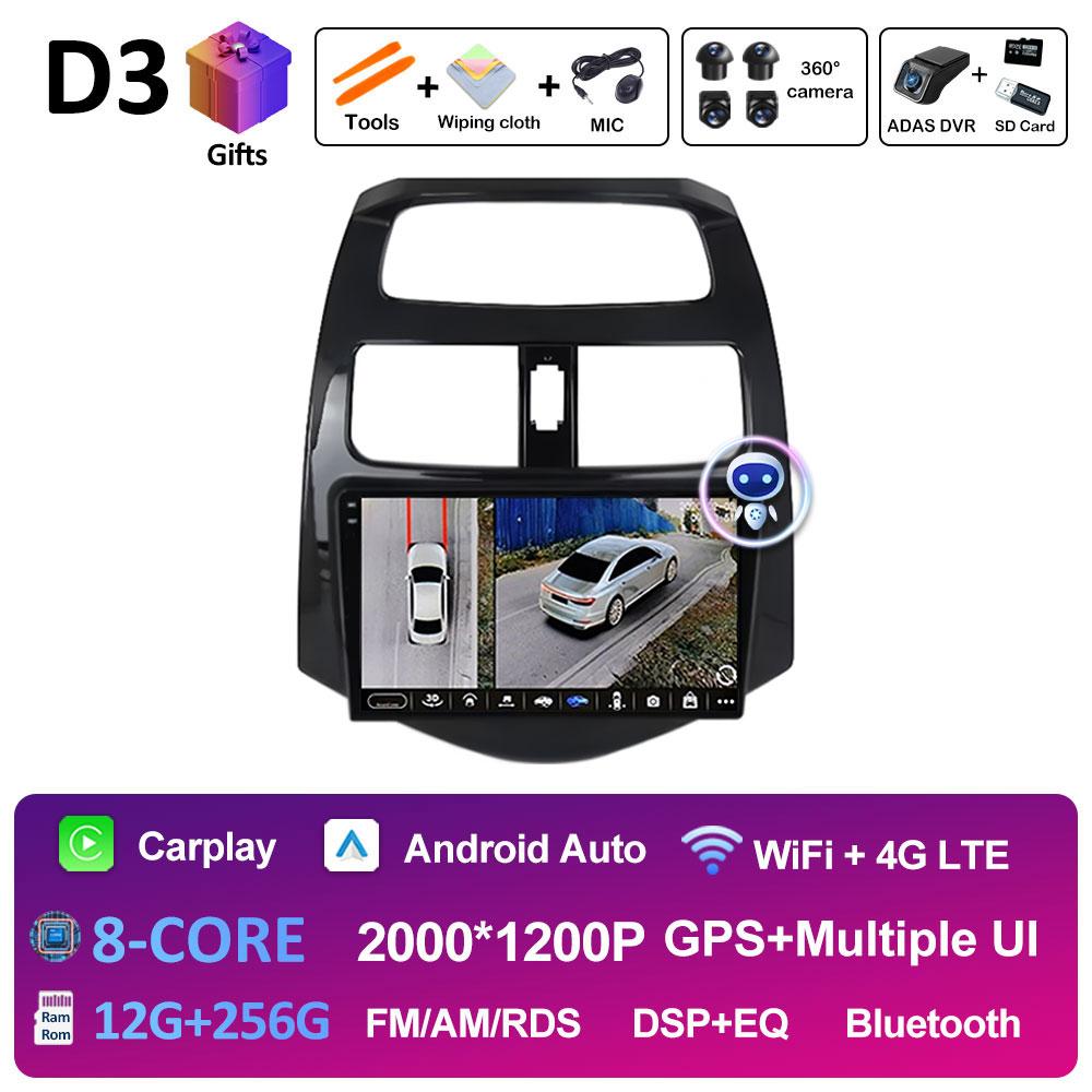 Intelligent System GPS Navigation For Chevrolet Spark Beat Matiz Creative 2009 2010 2011 - 2016 Cooling fan Android Auto No 2din