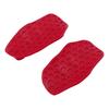 Non Slip Workout Grips Rubber Deadlifts Palm Protectors Pull Up   Ergonomic Finger Sleeve Pads Gym Fitness Gloves for Men Women Training Red
