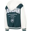 Jordan Jacket Casual Versatile Knitted Hoodie Kids Jackets Green HQ7160-366