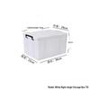 Large Transparent Handheld Food-Grade Storage Box