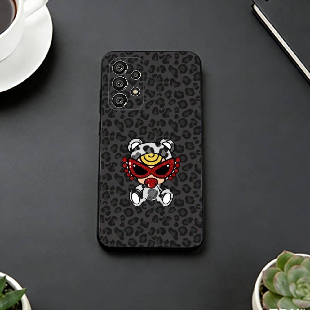 H-Hysteric Mini COLORFUL Phone Case For Samsung S25,S24,S21,S22,S23,S30,Ultra,S20,Plus,Fe,Lite,Note,10,Black Cover