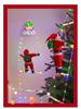 Waterproof LED Outdoor Christmas Ladder Lights for Festive Courtyard Decoration
