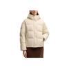 FILA Original Trendy Versatile Soft Comfortable Warm Loose Short Down Jacket Women Jacket Wheat-Straw F51W549905FBG