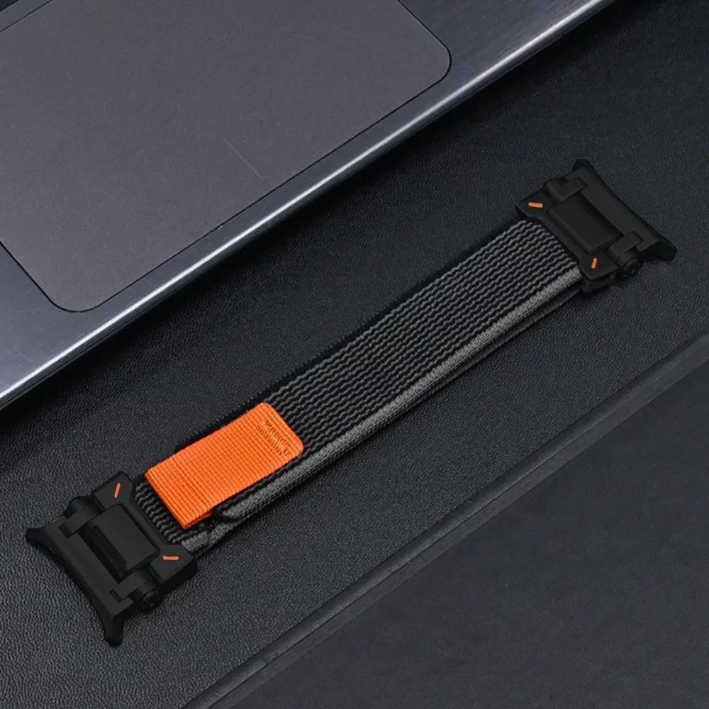 Trail Loop Nylon Band For Samsung Galaxy Watch 7 Ultra 47mm Strap Men Bracelet for SAMSUNG ULTRA 47 47MM Stainless Steel Correa