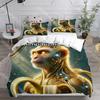 3D Ai Italian Brainrot Tung Tung Sahur Bedding Set Single Twin Full Queen King Size Bed Set Kids Bedroom Duvetcover Set
