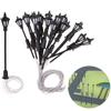 Party Christmas Landscape Lights Garden Street Lamp Outdoor Decorative 1:100 Scale Lights Model