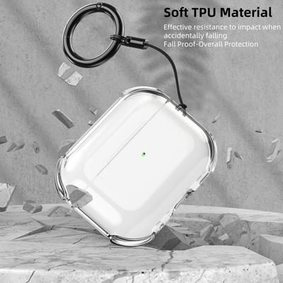Clear Case For AirPods Pro 3 with Lanyard Keychain&Cleaning Kit Shockproof Protective Case Cover For AirPods Pro 3rd Generation