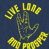 Star Trek Unisex Adult Live Long Hand T-Shirt