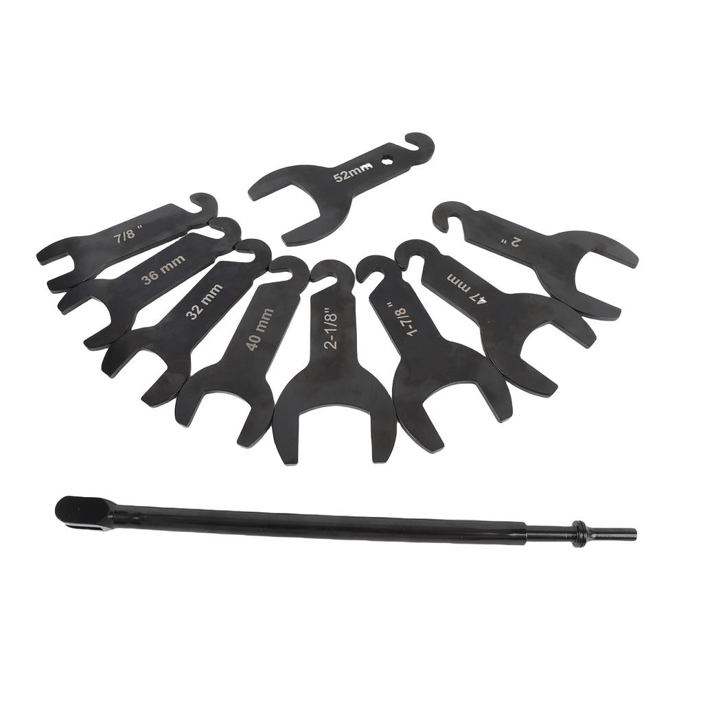 10 Stück Pneumatischer Lüfterkupplungs-Schlüssel-Satz 45 Kohlenstoffstahl Effizient Tragbar Kupplung Lüfter Demontage Werkzeugsatz