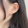 Youngglow 14k Cubic Bow Ribbon Piercing (2type)