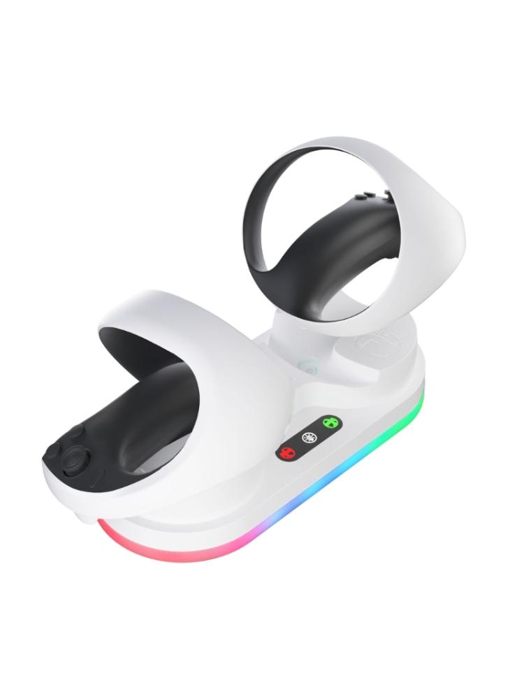 Kontroler Szybka stacja ładująca do PS VR2 Uchwyt Stojak na wyświetlacz Kontroler Stojak do przechowywania Magnetyczna podstawa ładująca