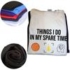 Basketball Things I Do In My Spare Time T Shirt Tee Tops Round Neck Short-Sleeve Fashion Tshirt Clothing Casual Basic T-shirts
