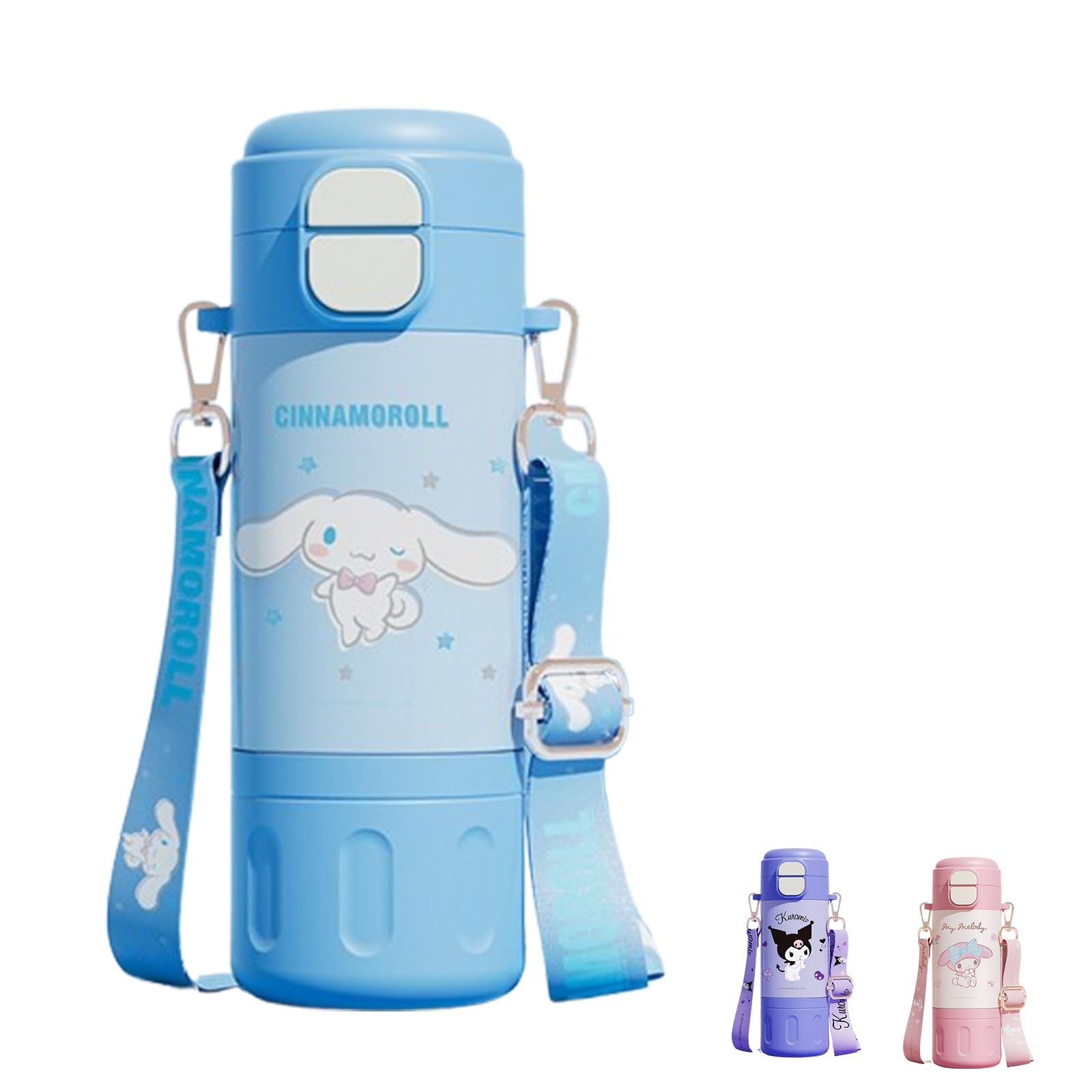 

Vacuum Insulated Stainless Large Keeps Drinks Hot or Easy to Perfect for and Outdoor Unisex Thermos, 480ml, Steel, Lightweight, Capacity, Cold, синий